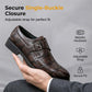 📢📢50% OFF !! ⏰Men's Classic Faux Leather Single-Buckle Shoes