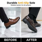 📢📢50% OFF !! ⏰Men's Classic Faux Leather Single-Buckle Shoes
