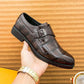 📢📢50% OFF !! ⏰Men's Classic Faux Leather Single-Buckle Shoes