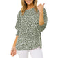 📢📢40% OFF⏰Women's Casual Polka Dot 3/4 Sleeve Blouse Top👚