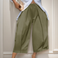 👖 LIMITED-TIME 50% OFF! ✨ Women's Pleated Wide-Leg Pants – Cropped, Elastic Waist, 7 Colors 🍁