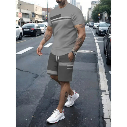 Men's T-Shirt & Shorts 2-Piece Set