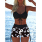🩱 LIMITED-TIME 40% OFF! ✨ Women's Bikini Set – Drawstring Top, Boy Shorts, Multiple Styles 🏖️