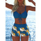 🩱 LIMITED-TIME 40% OFF! ✨ Women's Bikini Set – Drawstring Top, Boy Shorts, Multiple Styles 🏖️