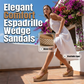 📢📢40% OFF !! ⏰Summer Platform Espadrille Wedge Sandals