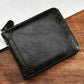 📢📢40% OFF !! ⏰ Men's PU Leather Zip-Around Bifold Wallet