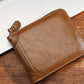 📢📢40% OFF !! ⏰ Men's PU Leather Zip-Around Bifold Wallet