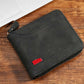 📢📢40% OFF !! ⏰ Men's PU Leather Zip-Around Bifold Wallet