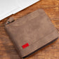 📢📢40% OFF !! ⏰ Men's PU Leather Zip-Around Bifold Wallet