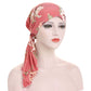 Women's Floral Pre-Tied Head Scarf Turban