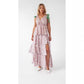 📢📢40% OFF !! ⏰Women's Floral V-Neck Tiered Ruffle Dress