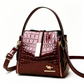 🏆LAST DAY SALE 50% OFF🔥Glossy Crocodile Pattern Women's Handbag