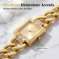 Square Dial Bracelet Watch for Women