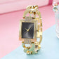 Square Dial Bracelet Watch for Women