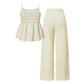 📢📢40% OFF !! ⏰Women's Casual Cami Top & Wide-Leg Pants Set