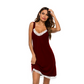 📢📢40% OFF⏰ Women's Lace Trim Nightgown – V-Neck, Silky, Relaxed 🍃