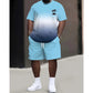 📢📢30% OFF !! ⏰Men's Summer Print Top & Shorts Set