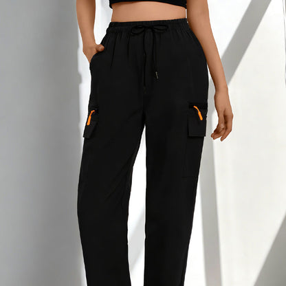 📢📢40% OFF !! ⏰Women's Drawstring Cargo Pants with Pockets