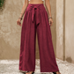 📢📢40% OFF !! ⏰Women's High-Waisted Tie-Front Wide-Leg Pants