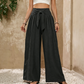 📢📢40% OFF !! ⏰Women's High-Waisted Tie-Front Wide-Leg Pants