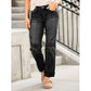 📢📢40% OFF !! ⏰ Women's Ripped Straight-Leg Jeans – High-Waist, Distressed, Stretchy 🆒
