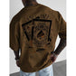 📢📢40% OFF !! ⏰Men's Playing Card Graphic T-Shirt