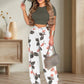 📢📢40% OFF !! ⏰ Women's Two-Piece Set – Fitted T-Shirt, Loose Pants, Casual 🌸