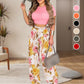 📢📢40% OFF !! ⏰ Women's Two-Piece Set – Fitted T-Shirt, Loose Pants, Casual 🌸