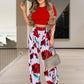 📢📢40% OFF !! ⏰ Women's Two-Piece Set – Fitted T-Shirt, Loose Pants, Casual 🌸