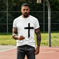📢📢40% OFF !! ⏰Men's Faith-Based Cross Graphic Tee