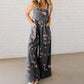 📢📢40% OFF !! ⏰Women's Casual Printed Denim Jumpsuit