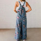 📢📢40% OFF !! ⏰Women's Casual Printed Denim Jumpsuit