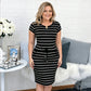 Women's Summer Striped Dress with Pockets