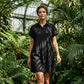 📢📢40% OFF !! ⏰Casual Short Sleeve Button Pocket Dress 🌿 Button-Front Detail, Handy Pockets & Breezy Fit for All-Day Comfort ✨