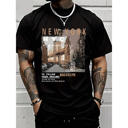 📢📢40% OFF !! ⏰Urban Style New York City Short Sleeve Top