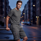 📢📢40% OFF !! ⏰Men's Cargo Shorts – Elastic Waist, Multi-Pocket, Durable 🍁
