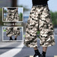 📢📢40% OFF !! ⏰Unisex Wide-Leg Camo Cargo Shorts