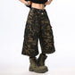 📢📢40% OFF !! ⏰Unisex Wide-Leg Camo Cargo Shorts