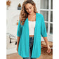 📢📢40% OFF !! ⏰Women's Plus Size Open Front Cardigan