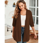 📢📢40% OFF !! ⏰Women's Plus Size Open Front Cardigan
