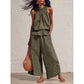 📢📢40% OFF !! ⏰Women’s Ruffled Two-Piece Set – Smocked Neck, Relaxed Fit, Vacation Style 🌺