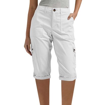 📢📢40% OFF !! ⏰Women's Casual Cargo Capri Pants with Pockets