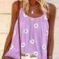 📢📢40% OFF !! ⏰Women's Daisy Print Spaghetti Strap Camisole