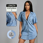📢📢40% OFF !! ⏰Women's Loose Lapel Denim Short Sleeve Shirt
