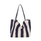 📢📢40% OFF !! ⏰Classic Vertical Stripe Beach & Shopping Tote👜