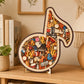 🎶 Last Day Special Price £9.99 ! 🔥Buy more save more🎁Wooden Musical Note Jigsaw Puzzle🧩