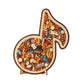 🎶 Last Day Special Price £9.99 ! 🔥Buy more save more🎁Wooden Musical Note Jigsaw Puzzle🧩