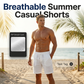 📢📢40% OFF !! ⏰ Men's Cotton-Linen Shorts – Breathable, Drawstring, Relaxed Fit ☀️
