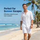 📢📢40% OFF !! ⏰ Men's Cotton-Linen Shorts – Breathable, Drawstring, Relaxed Fit ☀️