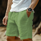 📢📢40% OFF !! ⏰ Men's Cotton-Linen Shorts – Breathable, Drawstring, Relaxed Fit ☀️